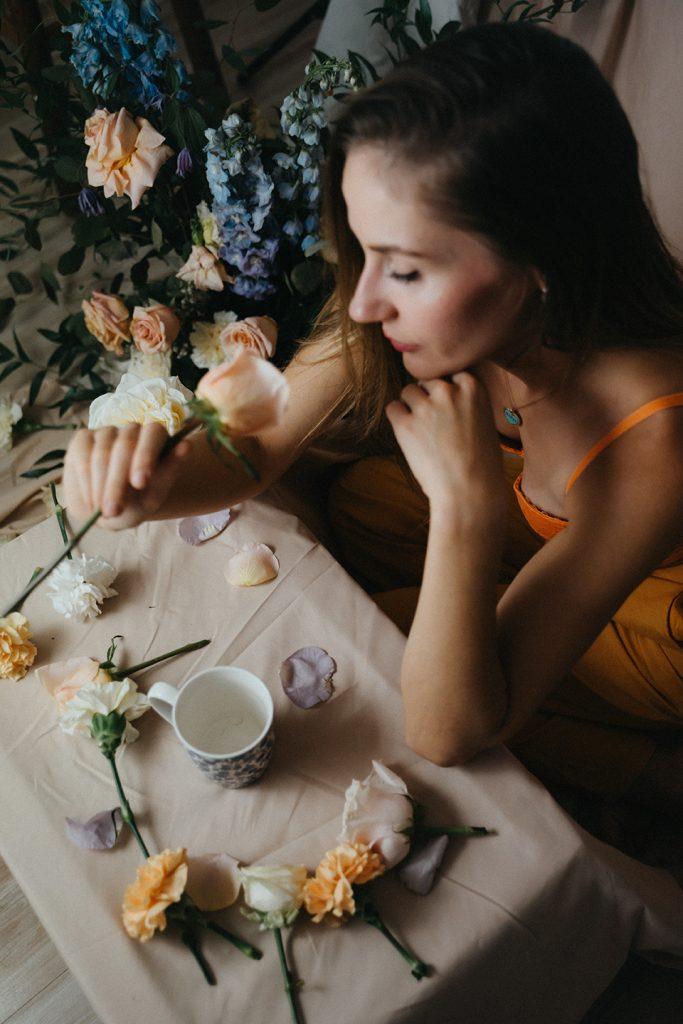 photographe, portrait, fleur, floral, studio, photo, photographie, portrait de femme, maquillage, la roquebrussanne, 83, var, provence, boudoir