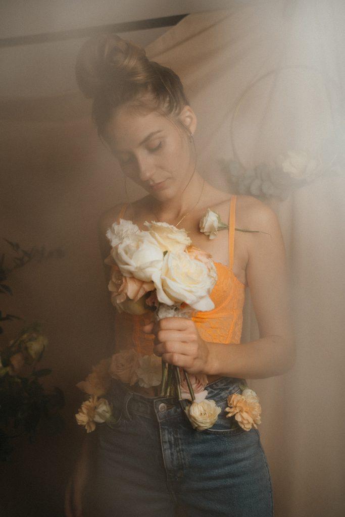 photographe, portrait, fleur, floral, studio, photo, photographie, portrait de femme, maquillage, la roquebrussanne, 83, var, provence, boudoir